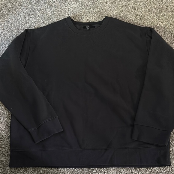 Brunette The Label Charcoal Oversized Crewneck - Picture 1 of 1